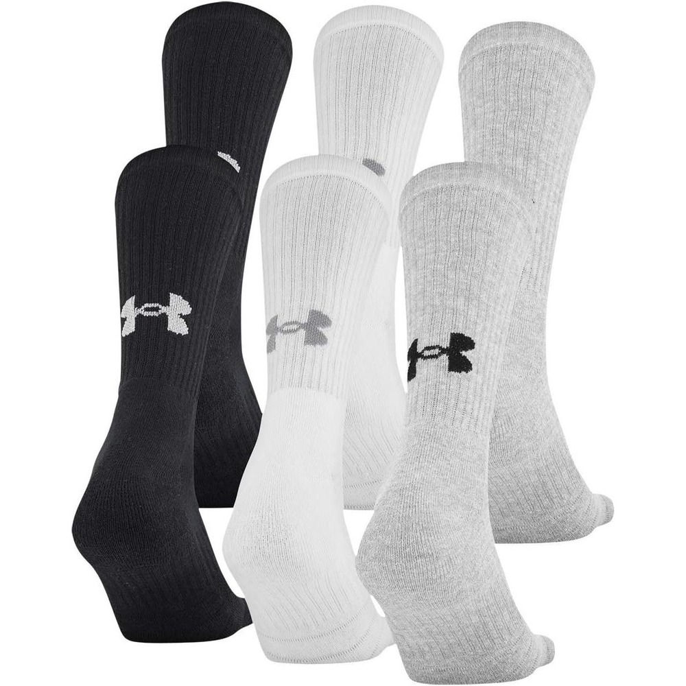 Under Armour Adult Training Cotton Crew Socks, Men‎ 9-12.5